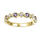 14ky mix prong amethyst band 1/20ct, rg71639-4wb