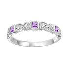 14kw mix bezel aquamarine band 1/12ct, rg10792-4wd
