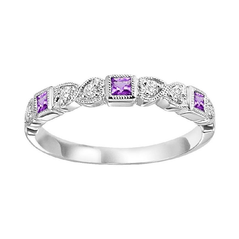 14kw mix bezel aquamarine band 1/12ct, rg10792-4wd