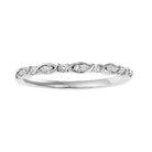 14kw mix prong diamond band 1/10ct, rg71511-4wc