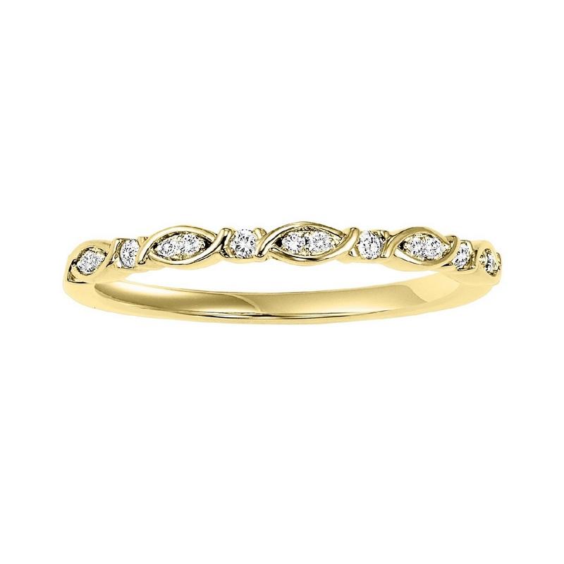 14ky mix prong diamond band 1/10ct, rg71512-4wc