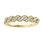 14ky mix prong diamond band 1/10ct, rg71519-4wc