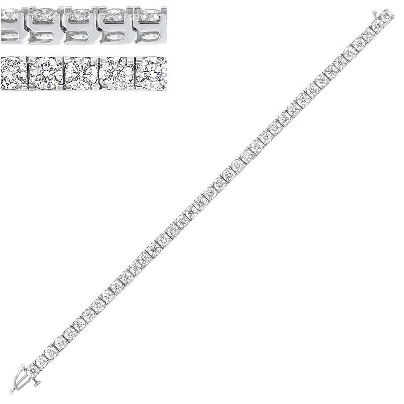 14kw prong diamond bracelet 10ct, rg10059-4pd