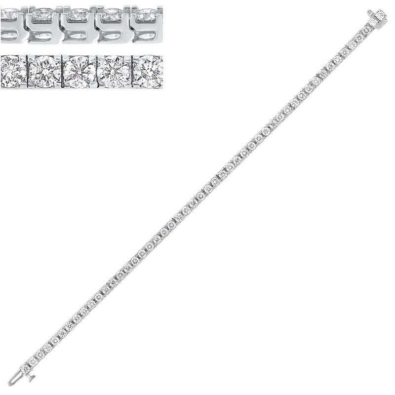 14kw prong diamond bracelet 5ct, rg10060-4pd