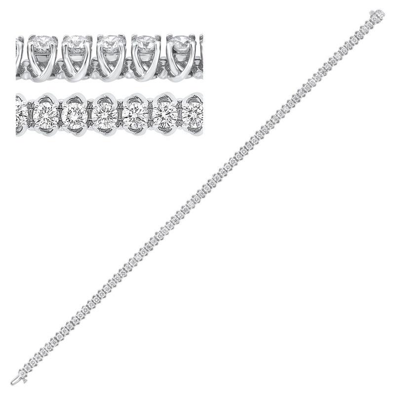 14kw prong diamond bracelet 4ct, rg10062-1pd
