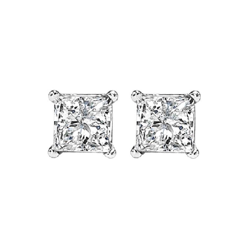 14kw prong diamond studs 5/8ct, fr1269-4pd