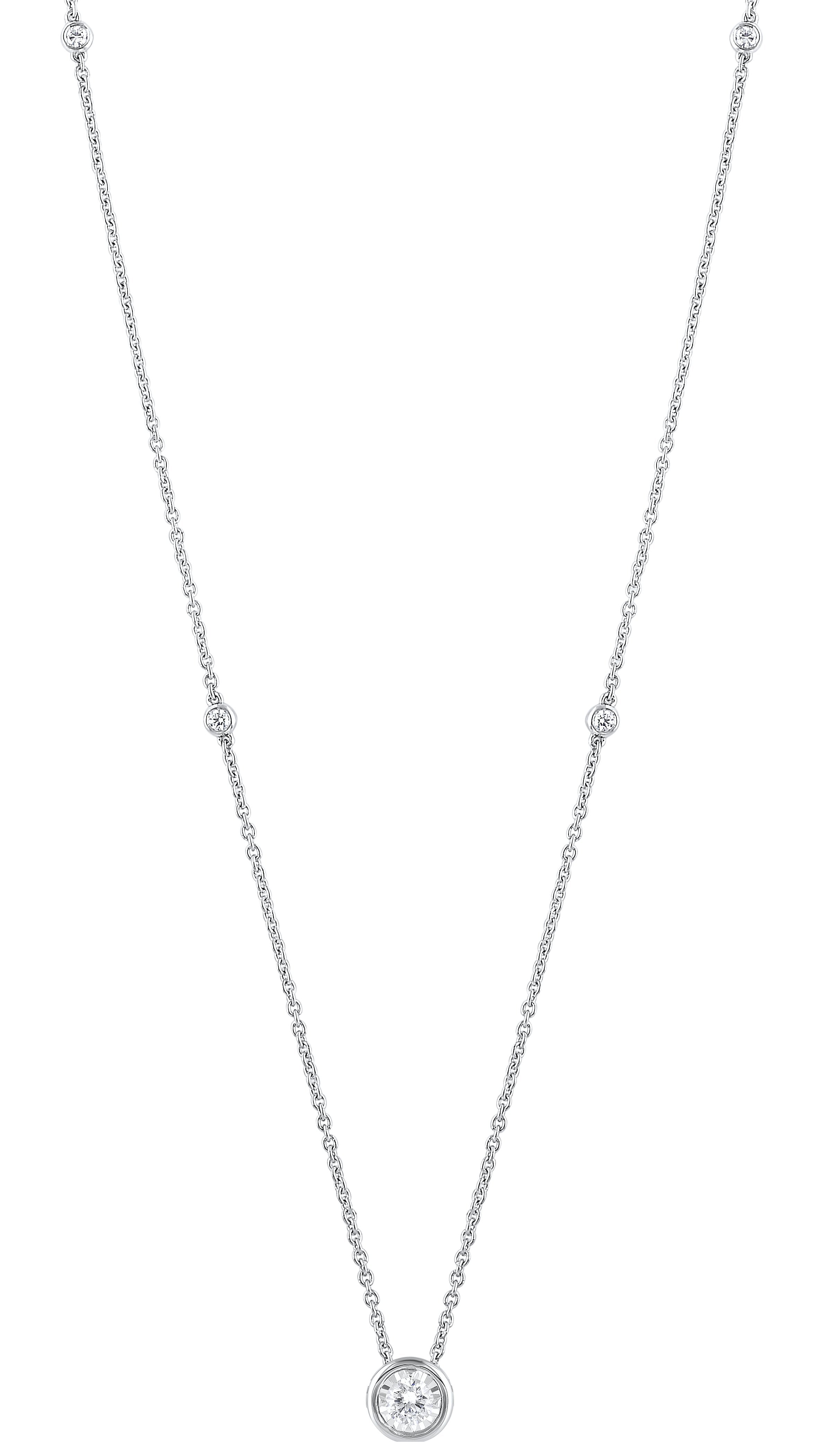 14K Diamond Pendants 1/10 ctw, Fernbaugh's, PD10276-4WC