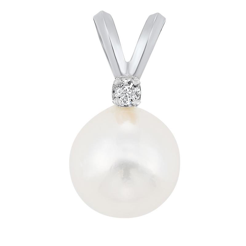 14kw cultured pearl necklace 1/30ct, fp4023-1wde