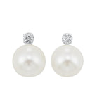 14kw cultured pearl earrings, rol1165wt