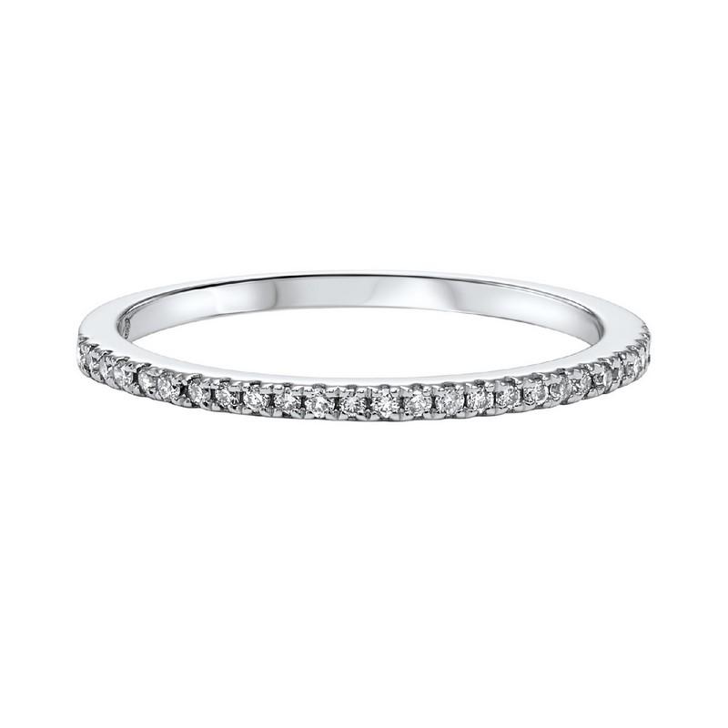 14kw mix prong diamond band 1/8ct, rg71513-4wc
