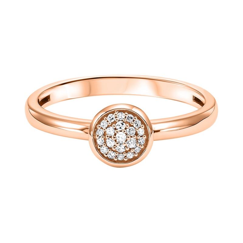 10kr mix prong diamond band 1/12ct, se6037g6-4w