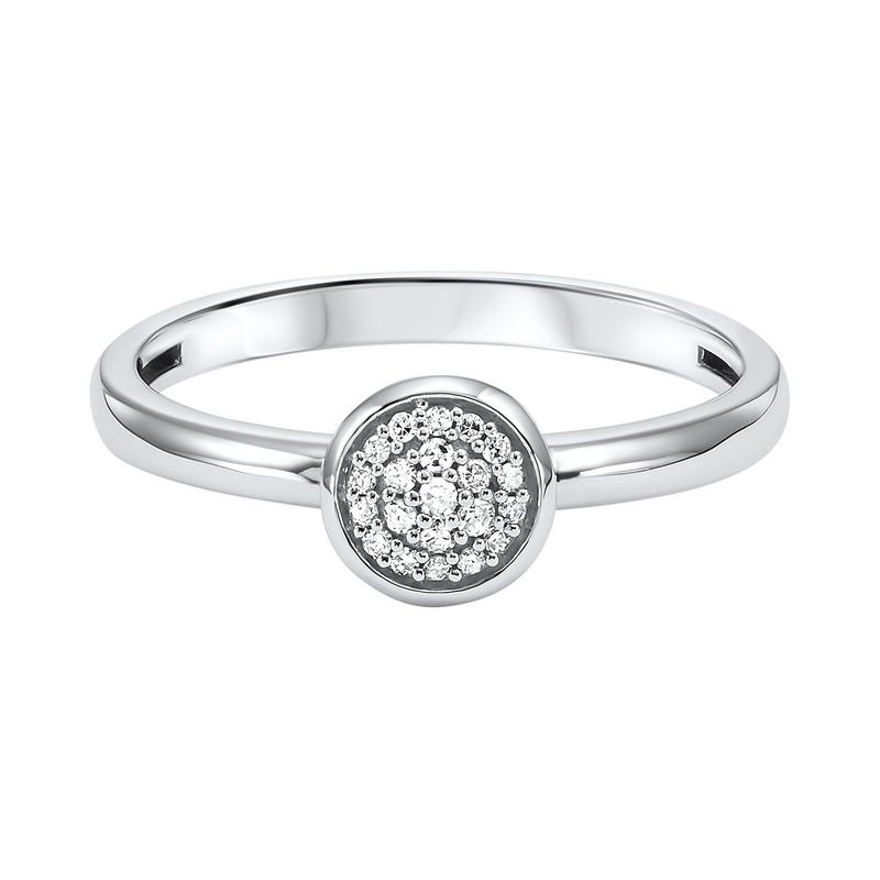 10kw mix prong diamond band 1/12ct, se6050g6-4w