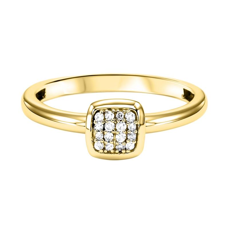 10ky mix prong diamond band 1/12ct, se6120g6-4w