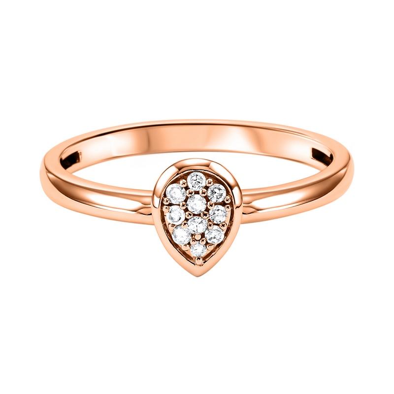 10kr mix prong diamond band 1/12ct, se6010g5-4w