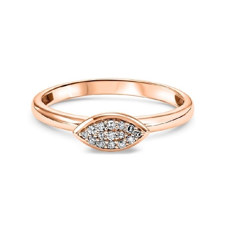 14kr mix prong diamond band 1/12ct, rg71649-4wb