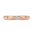 14kr mix prong diamond band 1/8ct, rg71644-4wb