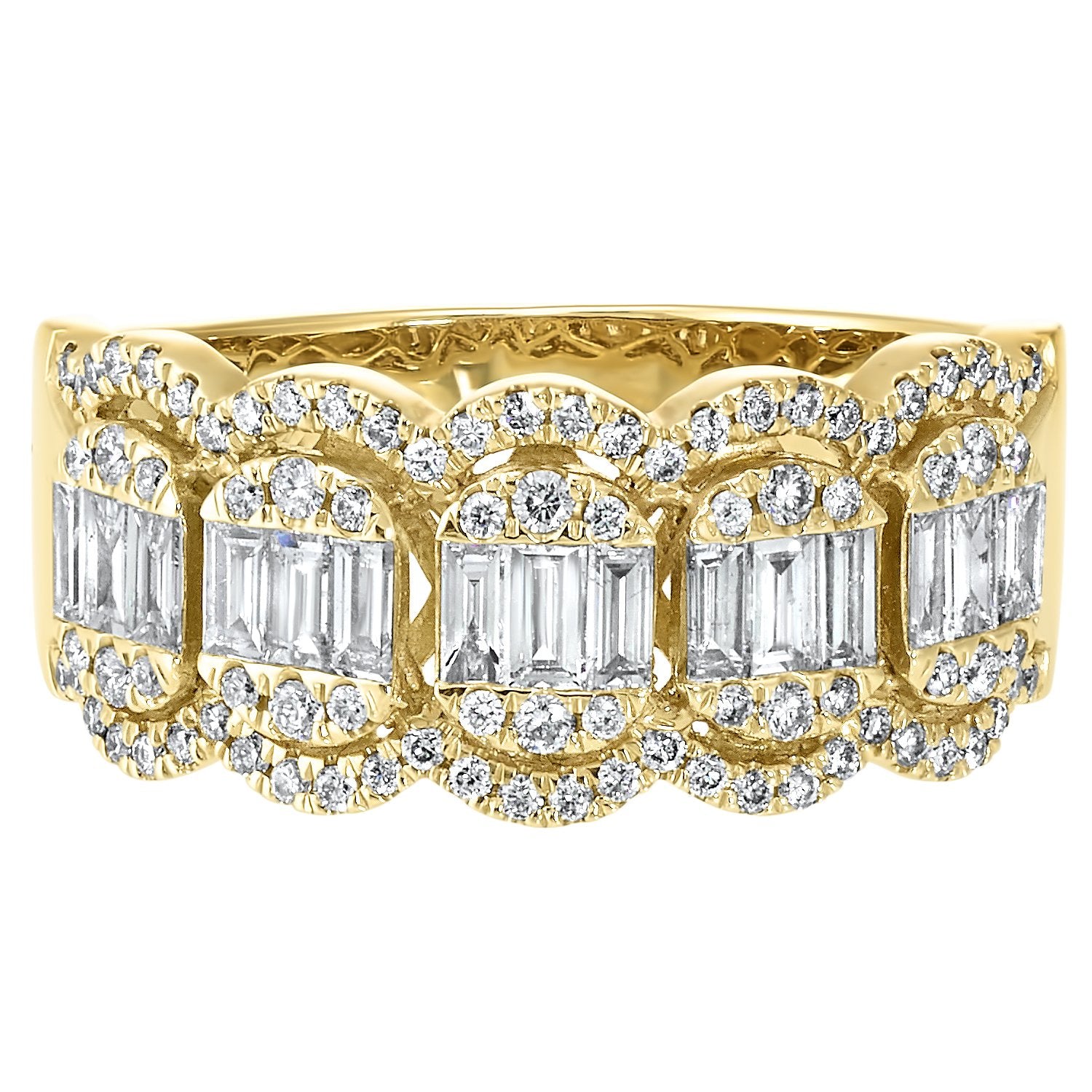 14K YG Diamond Ring 3/4 ctw, Fernbaugh's, RG10281-4YC