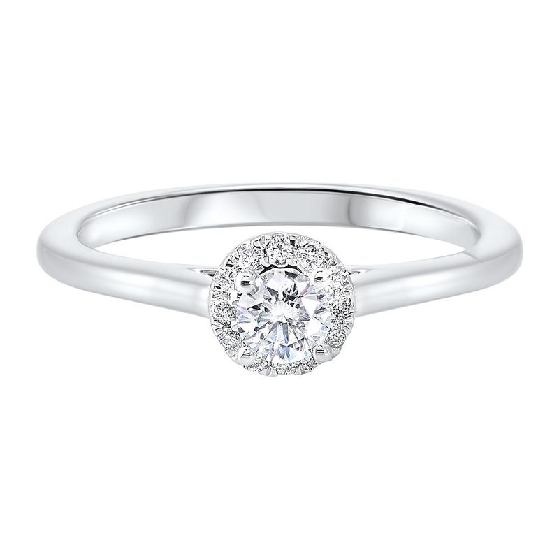 14kw c&c micro prong diamond ring 1/3ct, rg71533-4wd