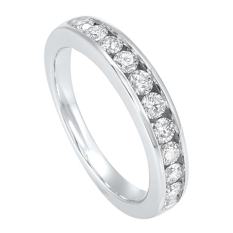 14kw 11 stone channel diamond band 3/4ct, pd10402-1wds