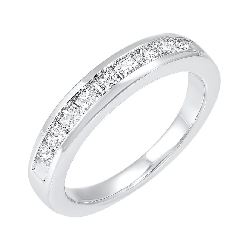 14kw 9 stone channel diamond band 3/4ct, emr40-4w