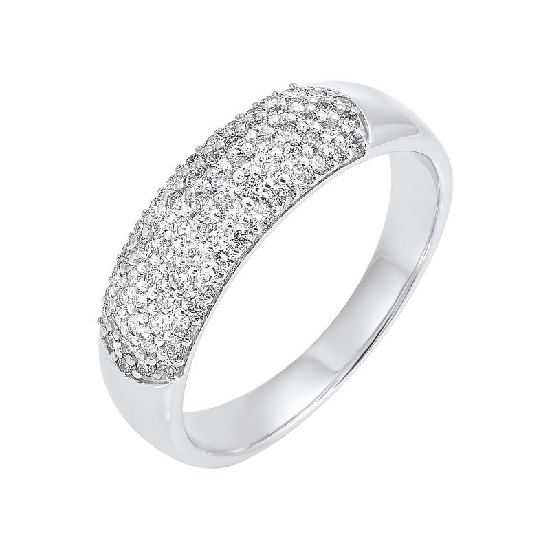 14kw multi row prong diamond band 1/2ct, epr50-4w