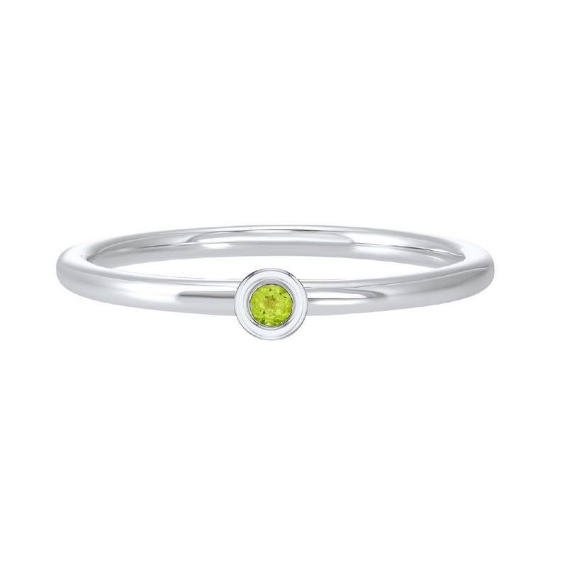 10kw mix bezel peridot band, rg71564-4wc