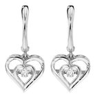ss rol prong diamond earrings 1/25ct, rg10061-1yd