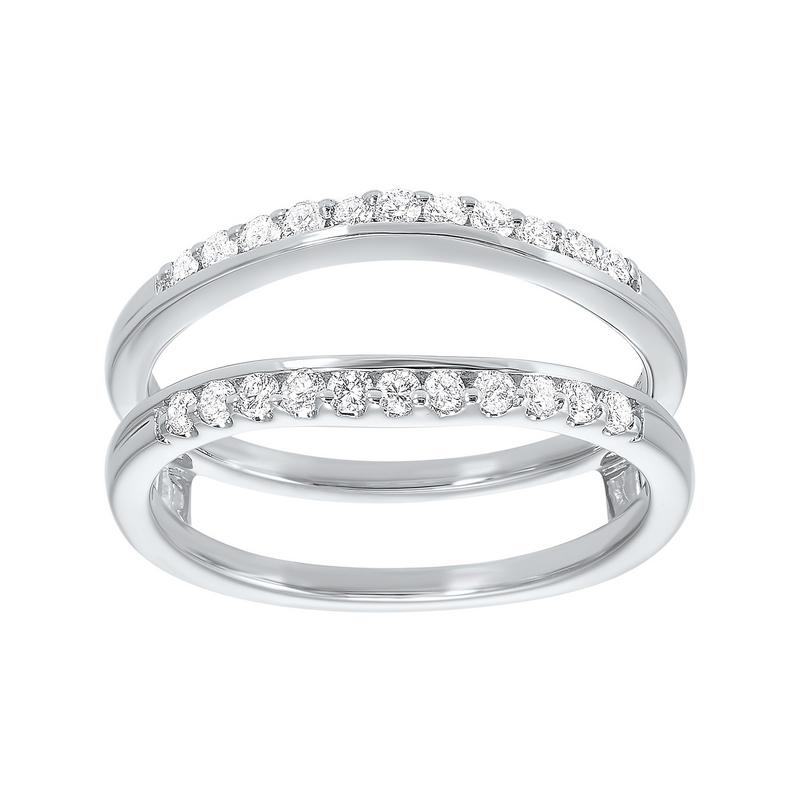 14kw inserts prong diamond ring 1/3ct, pd30875-4wd