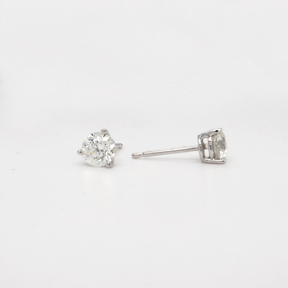 3/4CTW SallyK Diamond Stud Earrings with post