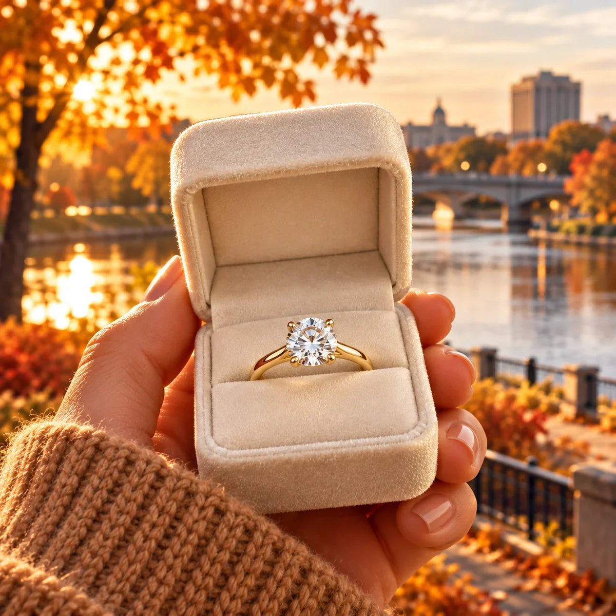 How to Choose a Lab Diamond Engagement Ring to Propose in October