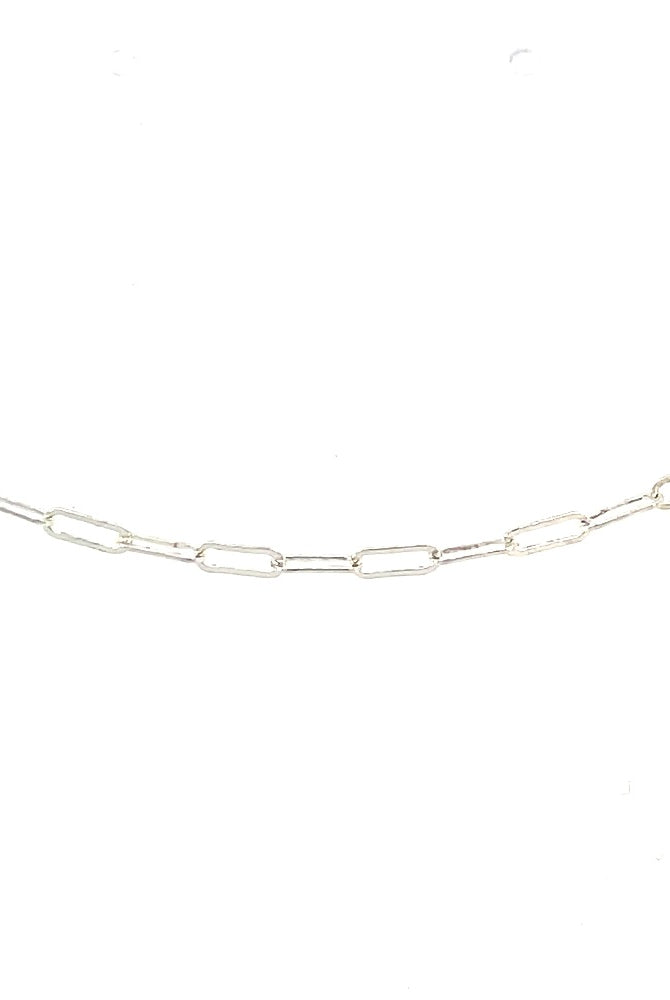 sterling silver paperclip chain for perm bracelets