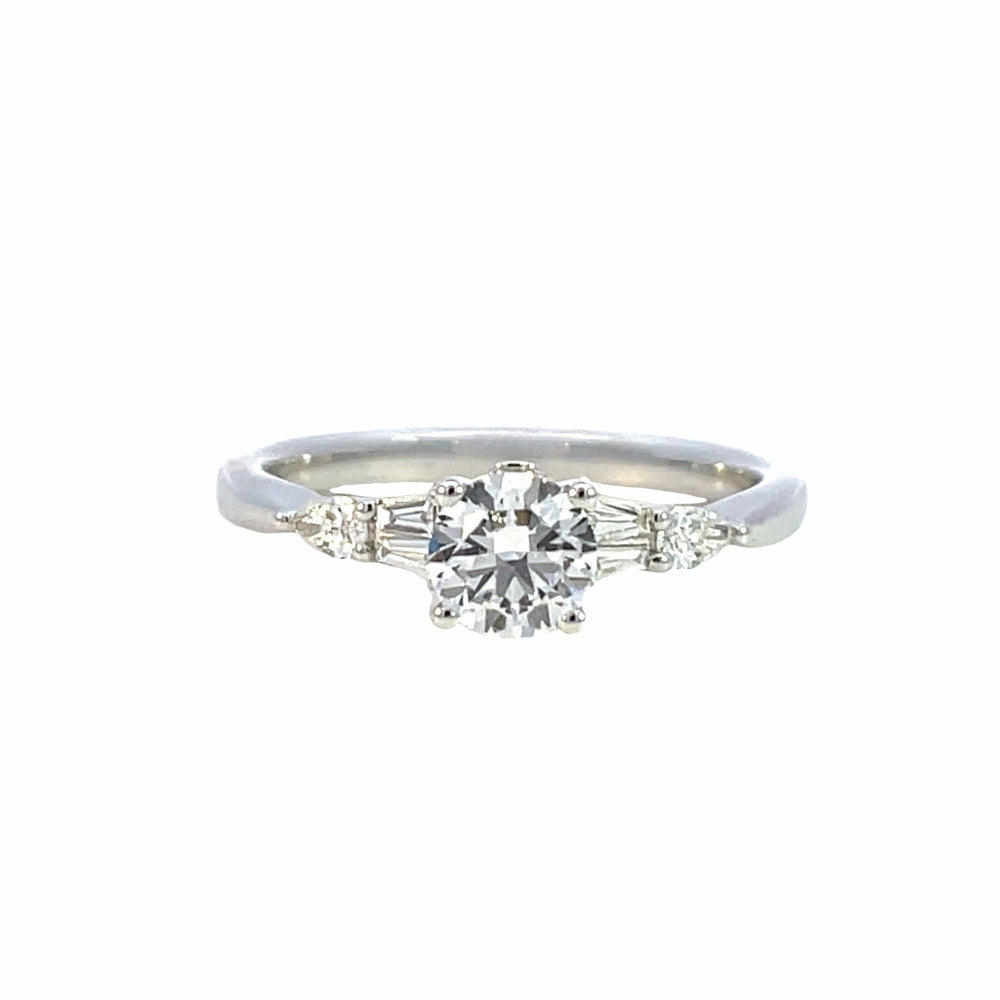 Bague De Fiançailles Femme OAKKY En Céramique Noire - Alliance Forme X élégante Et Résistante - 12
