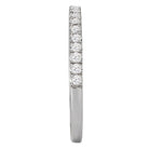 Round Diamond Wedding Band