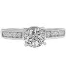 Round Classic Semi-Mount Diamond Ring