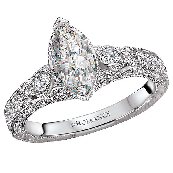 Marquise Vintage Semi-Mount Diamond Ring – Fernbaugh's Jewelers
