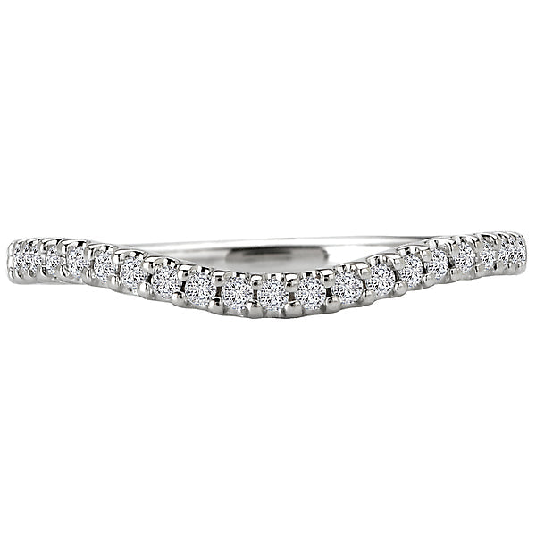 Round Curved Wedding Band