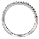 Round Curved Wedding Band