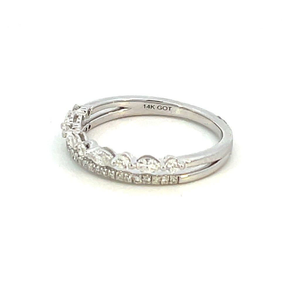 130-01279__SallyK 14KW Double Row Diamond Ring 1/3CTW_Side