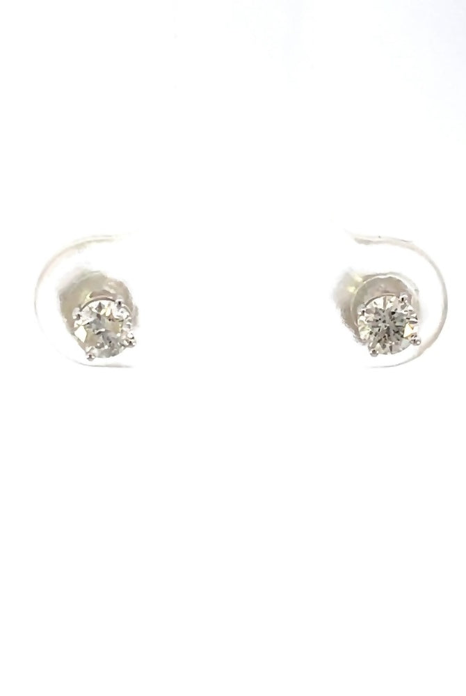 front view of 1/3ctw Fernbaugh's Signature diamond stud earrings