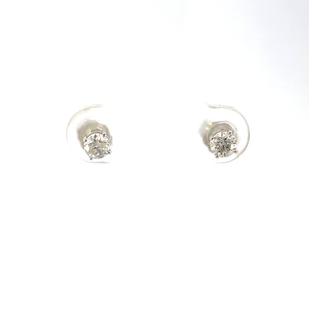 front view of 1/3ctw Fernbaugh's Signature diamond stud earrings