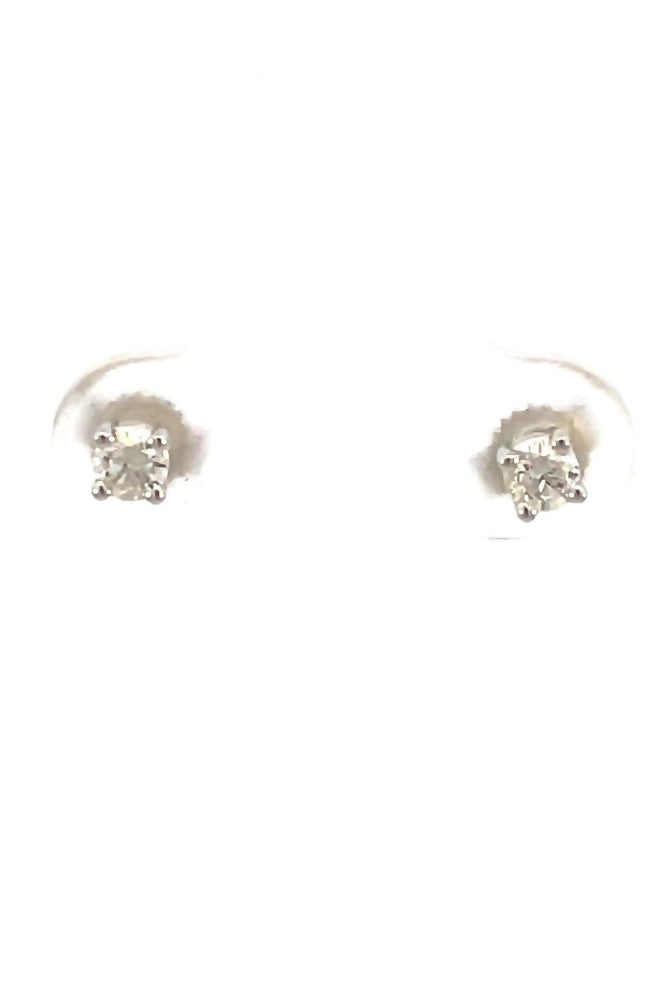 front view of 1/4ctw Fernbaugh's Signature diamond stud earrings