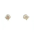 14K White Gold Diamond Studs 1/4 CTW