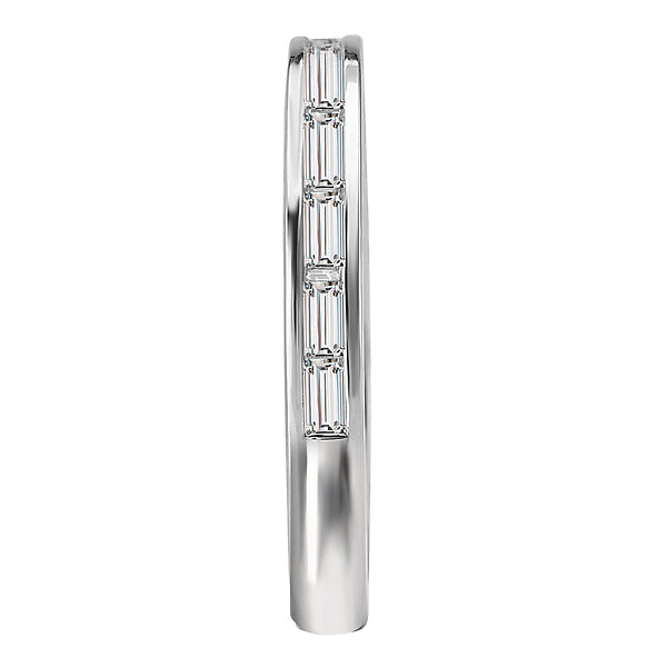 Baguette Matching Diamond Wedding Band