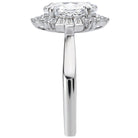 Marquise Halo Semi-Mount Diamond Ring