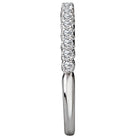 Round Diamond Wedding Band