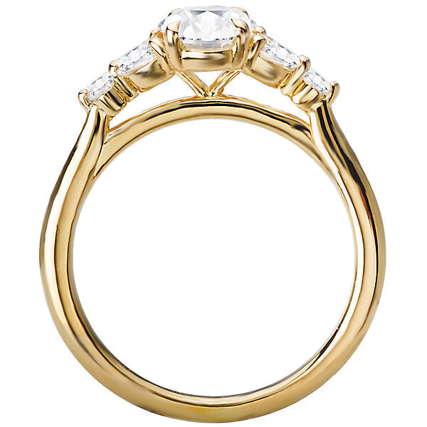 Oval Classic Semi-Mount Engagement Ring