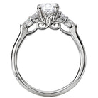Oval Diamond Semi-Mount Engagement Ring