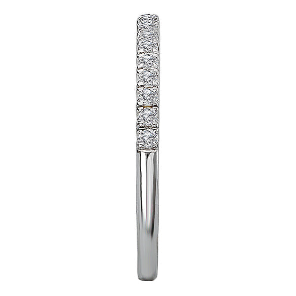 Round Diamond Wedding Band