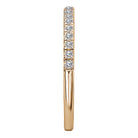 Round Diamond Wedding Band