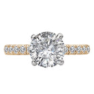 Round Semi-Mount Diamond Engagement Ring